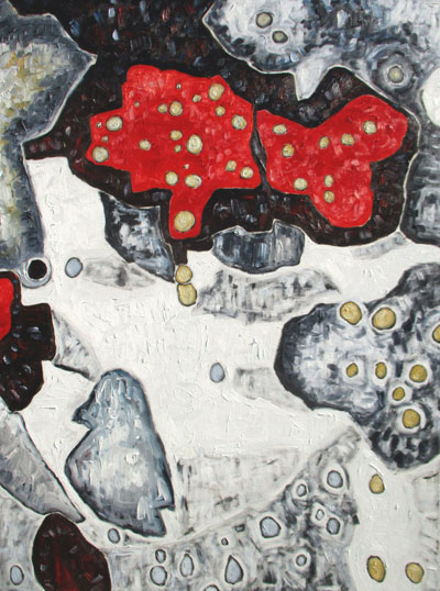 Red Pools and Bird